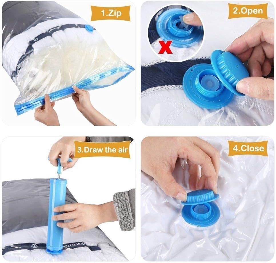 SPACE SAVER VACUUM (5pcs Bag, 1 Pump)