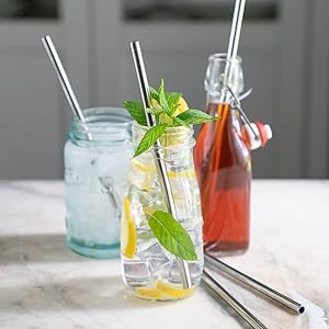 STEEL STRAW PACK OF {4}