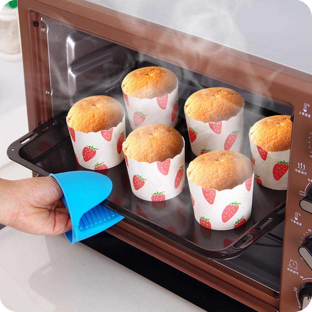 SILICONE OVEN GLOVES (2 PC)