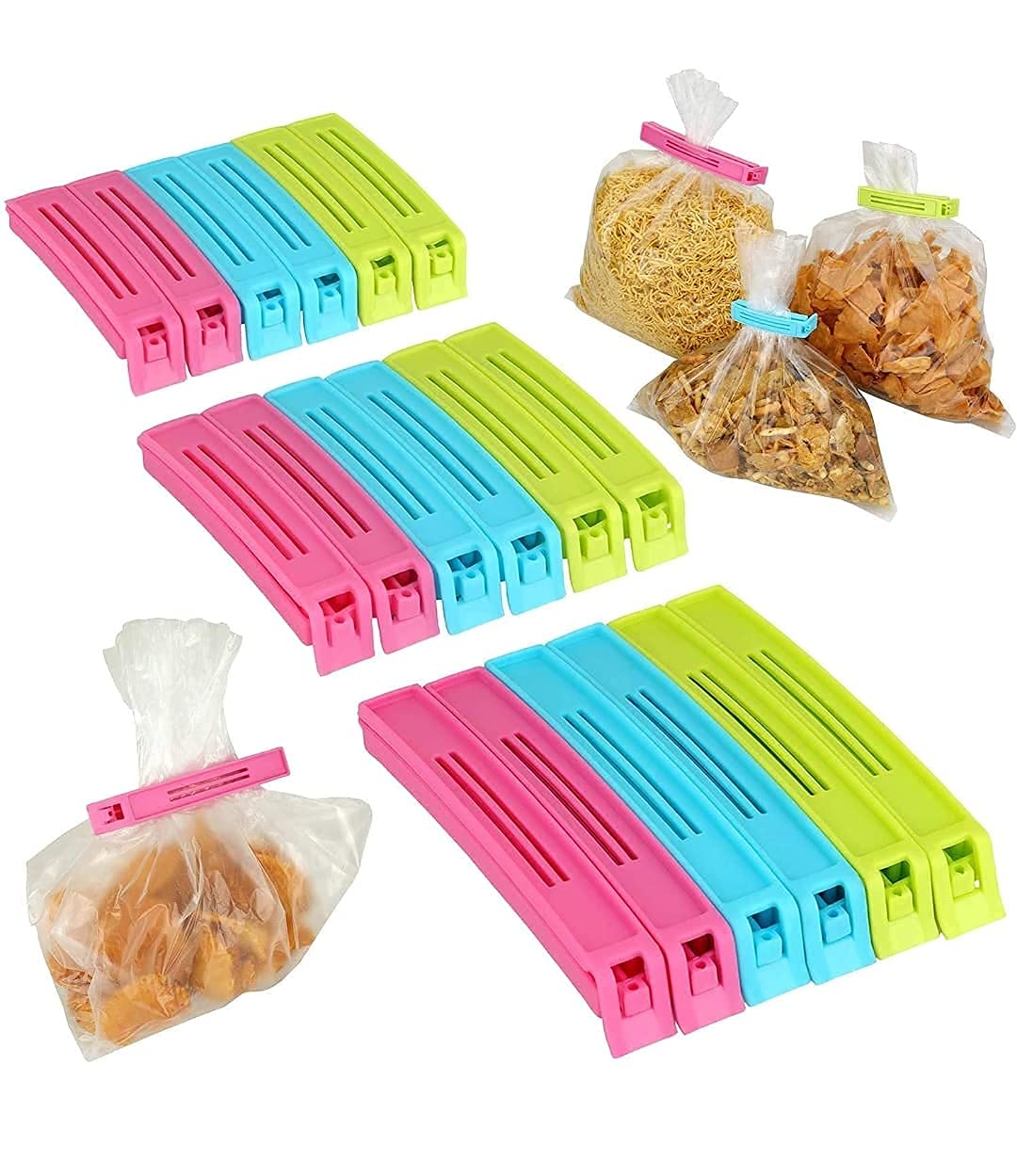 PLASTIC FOOD CLIPS (36 Piece)